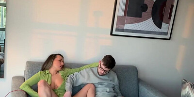 My roommate fucked me HARD and gave me a cum shower!!