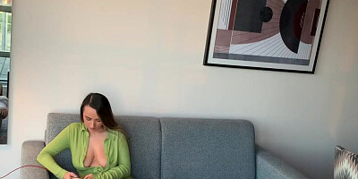 My roommate fucked me HARD and gave me a cum shower!!