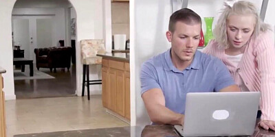 Horny lad is licking and fucking his full-bosomed stepmom