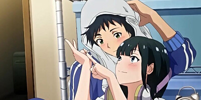 Horny anime babe is getting fucked hard by her perverted mate