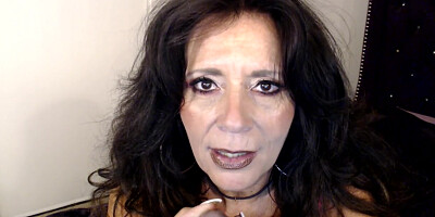 JERK off instructions to my huge mommy tits