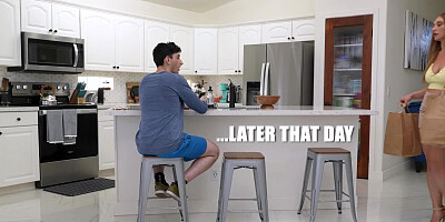 Stepmom Knows How To Make Stepson Creampie Her - Skylar Snow