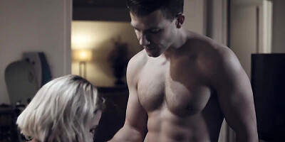 Codey Steele pulls Kit Mercer's panties down and fucks her nicely