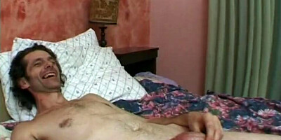 Lovely brunette gets her hairy puss teased while sucking a cock