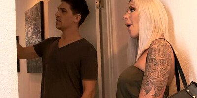 Ravishing blonde cougar Nina Elle is fucked hard by Bruce Venture