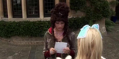 Sweet blond girl wants more than one hard cock