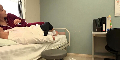 Japanese babe gets banged in missionary position and from the back