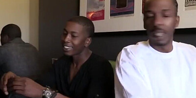 Two black studs are destroying this cock hungry white MILF