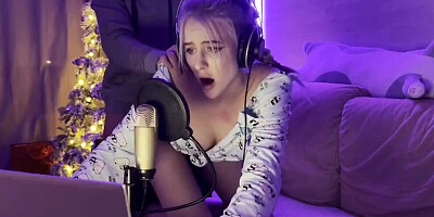 The stepson sweetly fucked a wet, insatiable stepmom for interfering in a video game stream