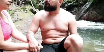 Eat my mother-in-law's pussy in different places in my city