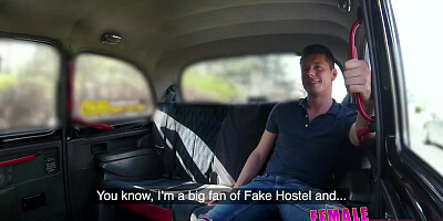Female Fake Taxi Horny Blonde Driver Cherry Kiss Recognises Studs Cock