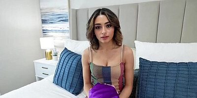 Teen cutie Vanessa Moon is being fucked in a POV-style video