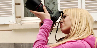 Gorgeous blonde babe Aleska Diamond wraps her ass around BBC