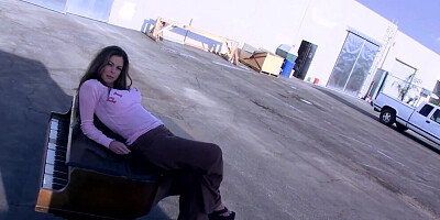 Busty MILF wears nothing but long boots while jumping on a cock