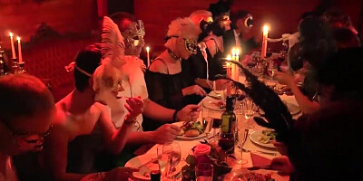 Horny moms are being shagged at this kinky masquerade party