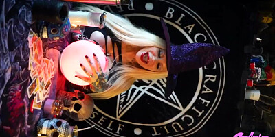 Sabrina Sabrok dick reader sexy witch halloween