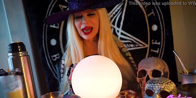 Sabrina Sabrok dick reader sexy witch halloween