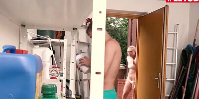 Kinky Inlaws - Morgan Rodriguez and Kattie Hill Horny Czech Step Sisters Share Step Brother's Cock