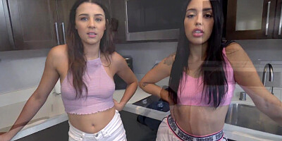 Vanessa Sky tells stepbro, we need you to tell us whose pussy is tighter - S15:E10