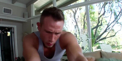 Allison Moore fucked on the massage table by a DILF