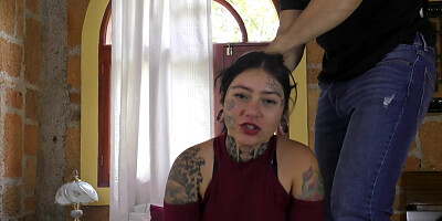 His salty load is going to be the best reward for her