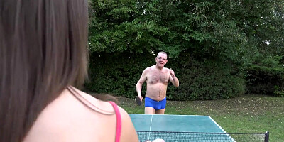 Cutie Big Boobs Teen Cock Deepthroat Drilling and Messy Facial Outdoor