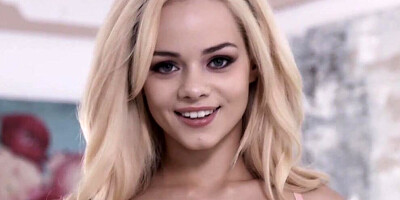 Petite blonde princess gets her delicious cunny rammed by a tattooed stud