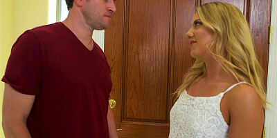 Pleasing blonde babe is pussy banged by a handsome college jock