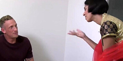 SEXY MOMMA Desi Catches Step Mom Sahara with her Boss (Sahara Knite)
