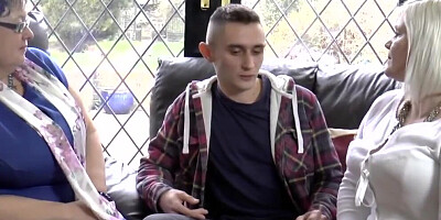 LACEY STARR - Busty grandma gets oral and fucks