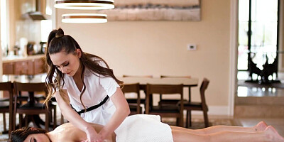 Teens are addicted to lesbian loving with hot orgasms