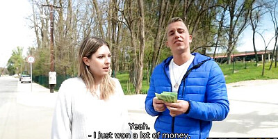 Cheerful Brad Knight and Rebecca Volpetti's euro porn