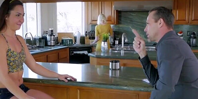 Geneva King getting her pussy pounded hard by her stepdad