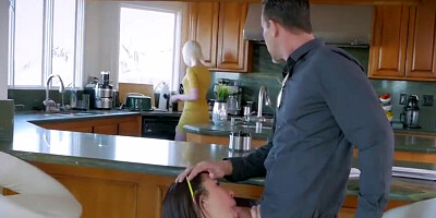 Geneva King getting her pussy pounded hard by her stepdad