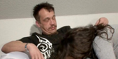 German Daddy Seduce Step-Daughter to Fuck when Step Mom away