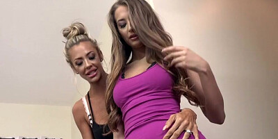 Avery Adair and Courtney Taylor are making out and scissoring