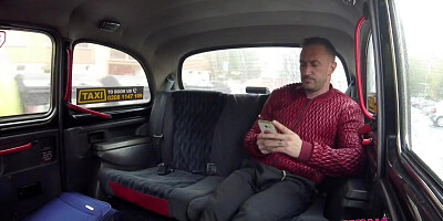 Female Fake Taxi Spanish Guy Fucks the Blonde Taxi Driver