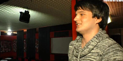 Lilly Ladina sucks stepson's cock and gets fucked on the couch