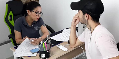 In a job interview I fuck one of my employees