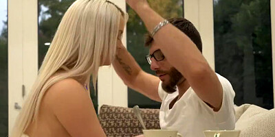 PUREMATURE Mature Blonde Gets Her Back Door Christmas Gift