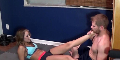 Little Sister & Step Brother Do Naked Yoga - Family Therapy