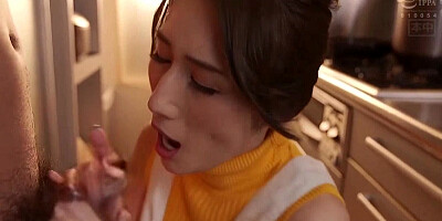 Asian housewife Julia Boin is licked and fucked by a horny neighbor