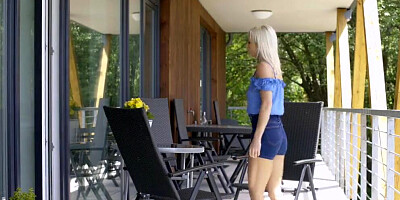 Dane Jones Young Blonde Wife Zazie Skymm Footrub Suck and Fuck