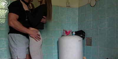 Amateur MILF blows her partner and fucks in this homemade video