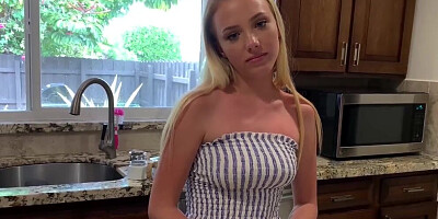 Hot Stepsister Gets Caught taking Car and has to Fuck Pervy Brother