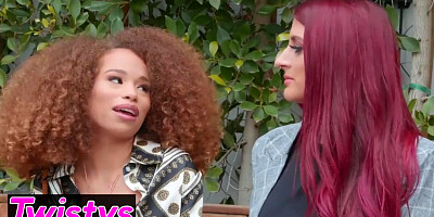 Twistys - MILF Tana Lea Seduces Ebony Teen Cecilia Lion