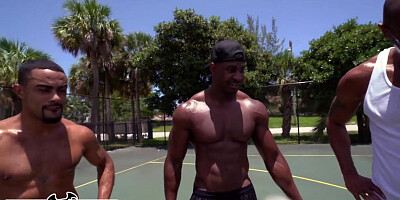 A Petite Latina Michelle Martinez Takes On 3 Big Black Pecekrs