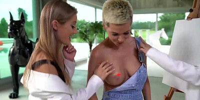 This is hot as fuck! You will love the raw intensity of these three gorgeous hardcore babes Subil Arch, Tiffany Tatum and Nancy Ace!