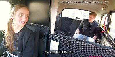 Female Fake Taxi Fuck me in my fishnet stockings