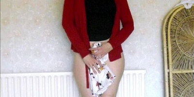 Slideshow with horny mature woman Miss Jones posing for the camera